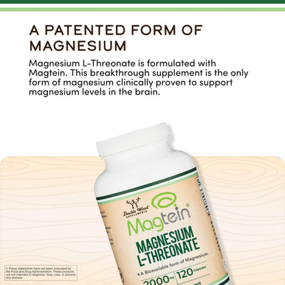 Magnesium L-Threonate (Magtein) Supplement