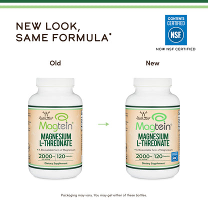 Magnesium L-Threonate (Magtein) Supplement